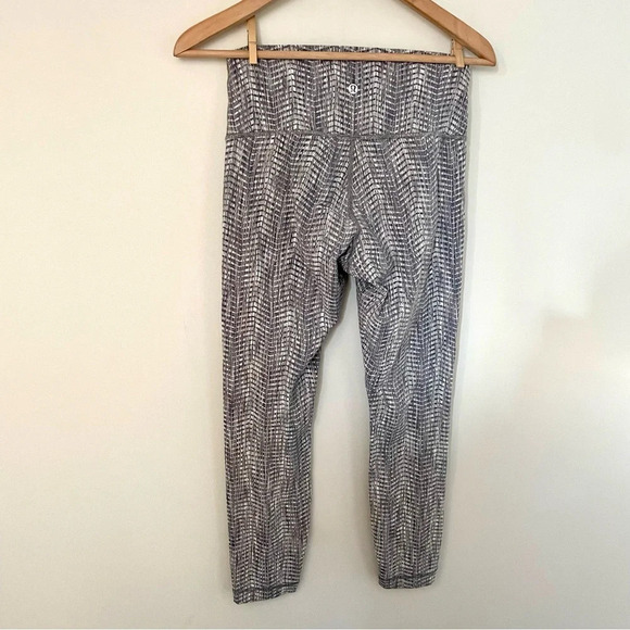 Lululemon Wunder Under Hi-Rise 7/8 Tight *25" Luon Arrow Battleship Silver - Picture 6 of 9